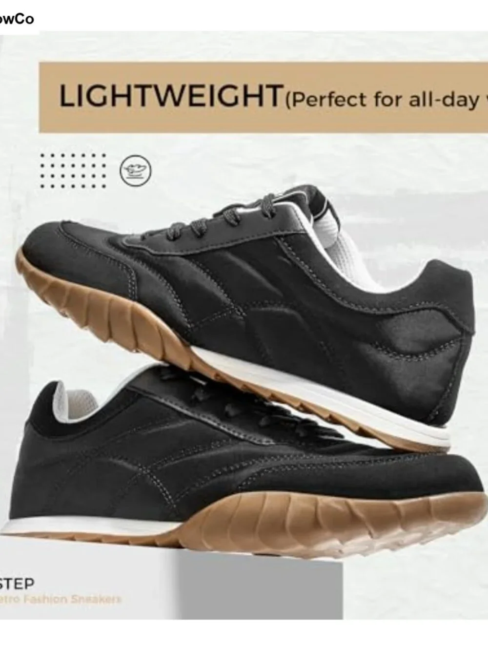Women Retro Fashion Sneakers Thin Sole Casual Anti-Slip Trainer Running Walking